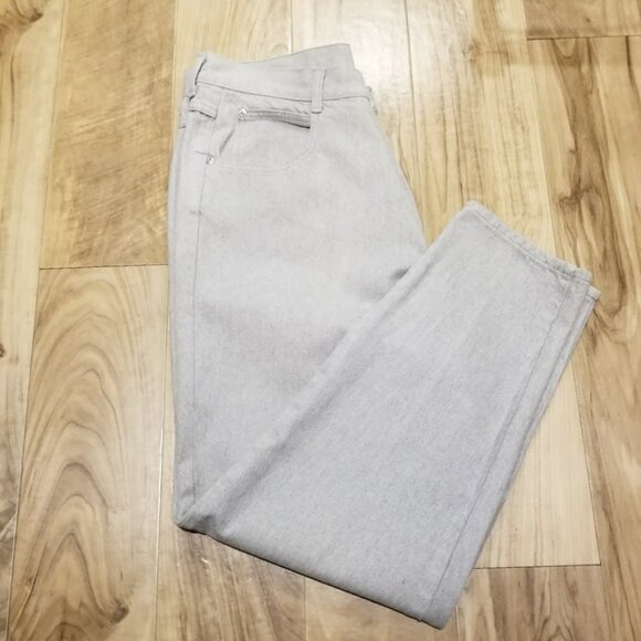 Vintage Venezia High Waist Tapered Leg Jeans 18 Womens Gray Usa Made Denim 36x31 - Picture 1 of 13